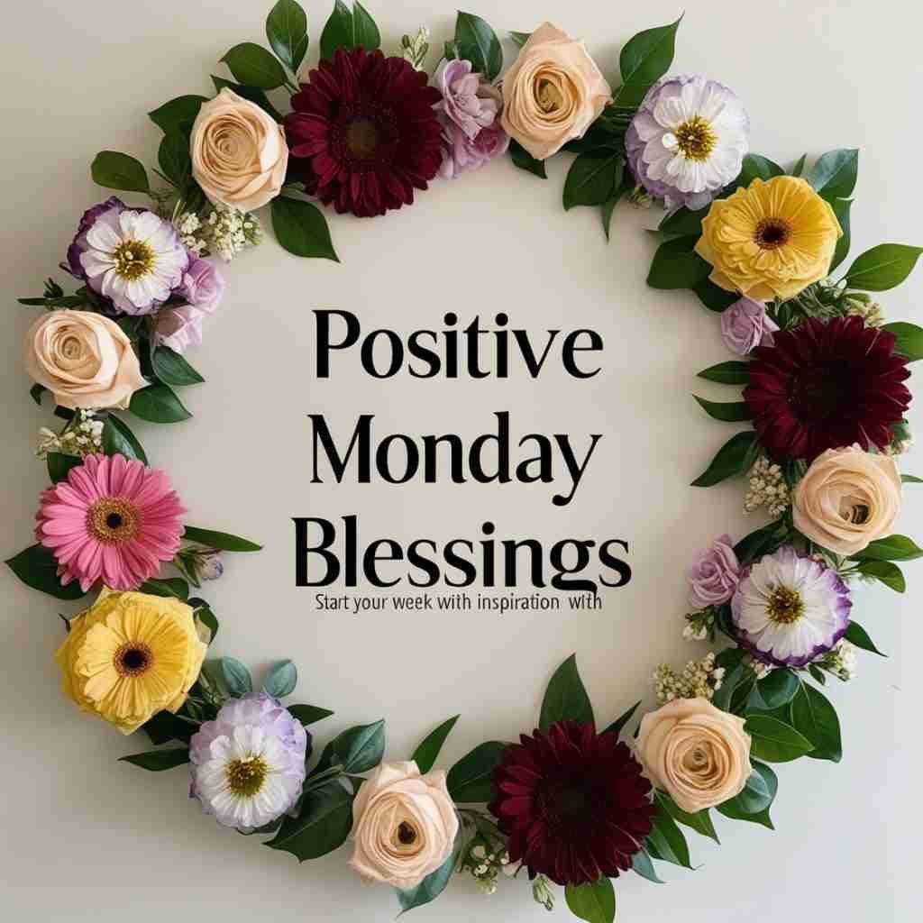 positive monday blessings