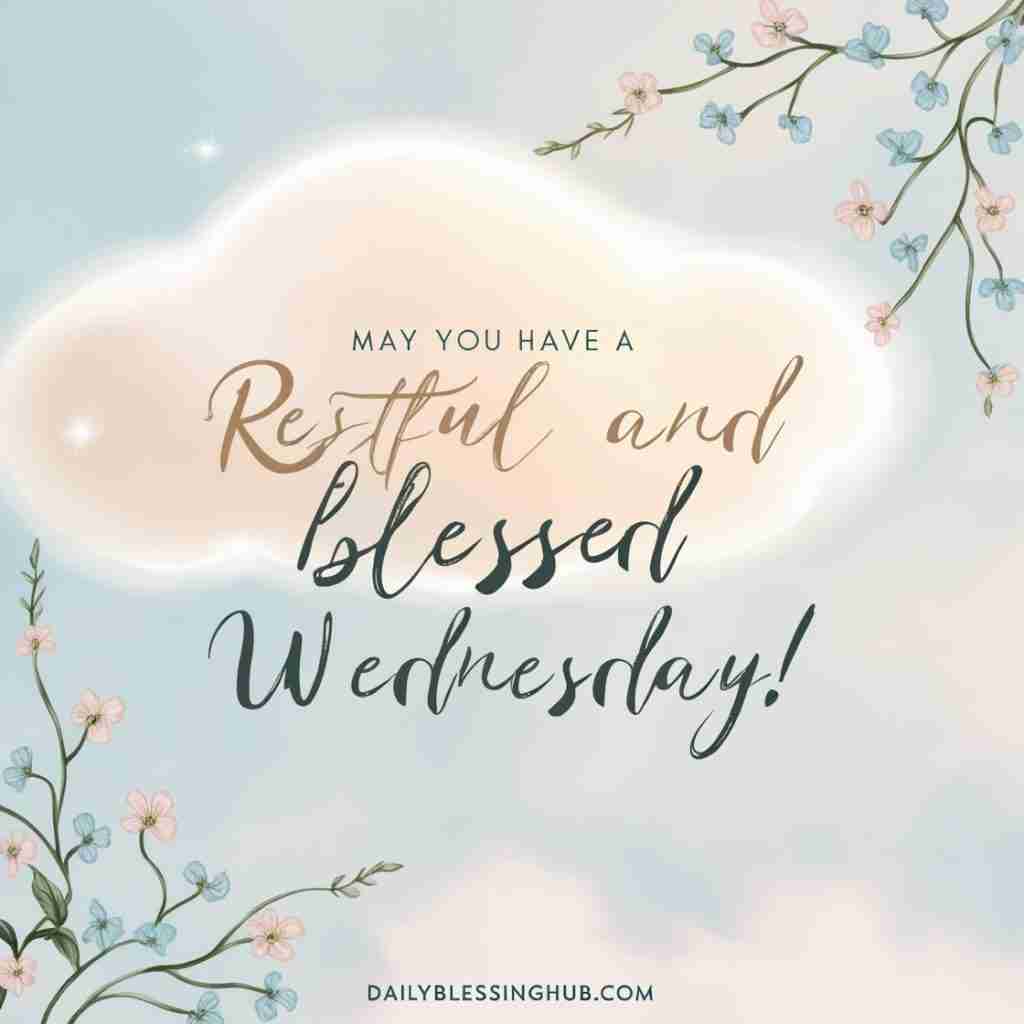 Wednesday blessings  
