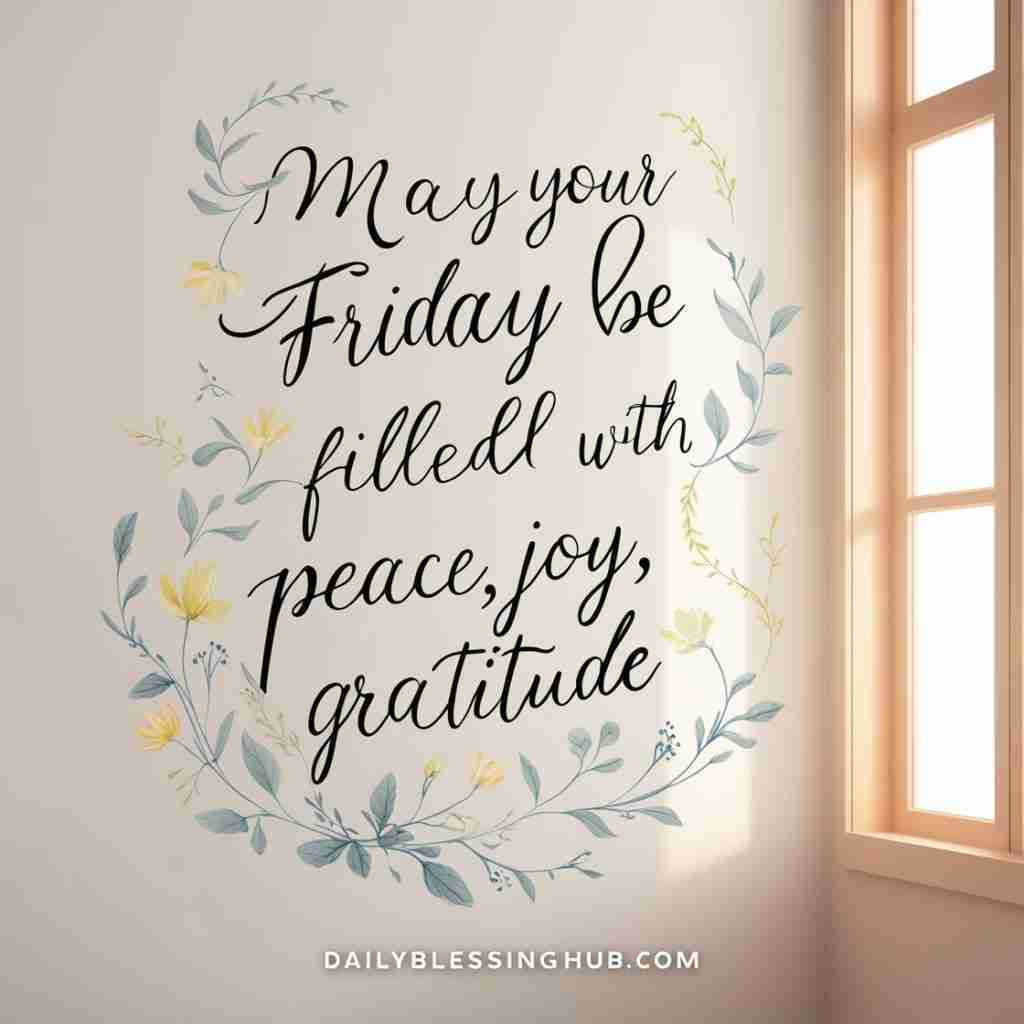 Friday Blessings