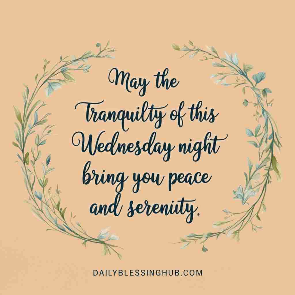 Wednesday Night Blessings