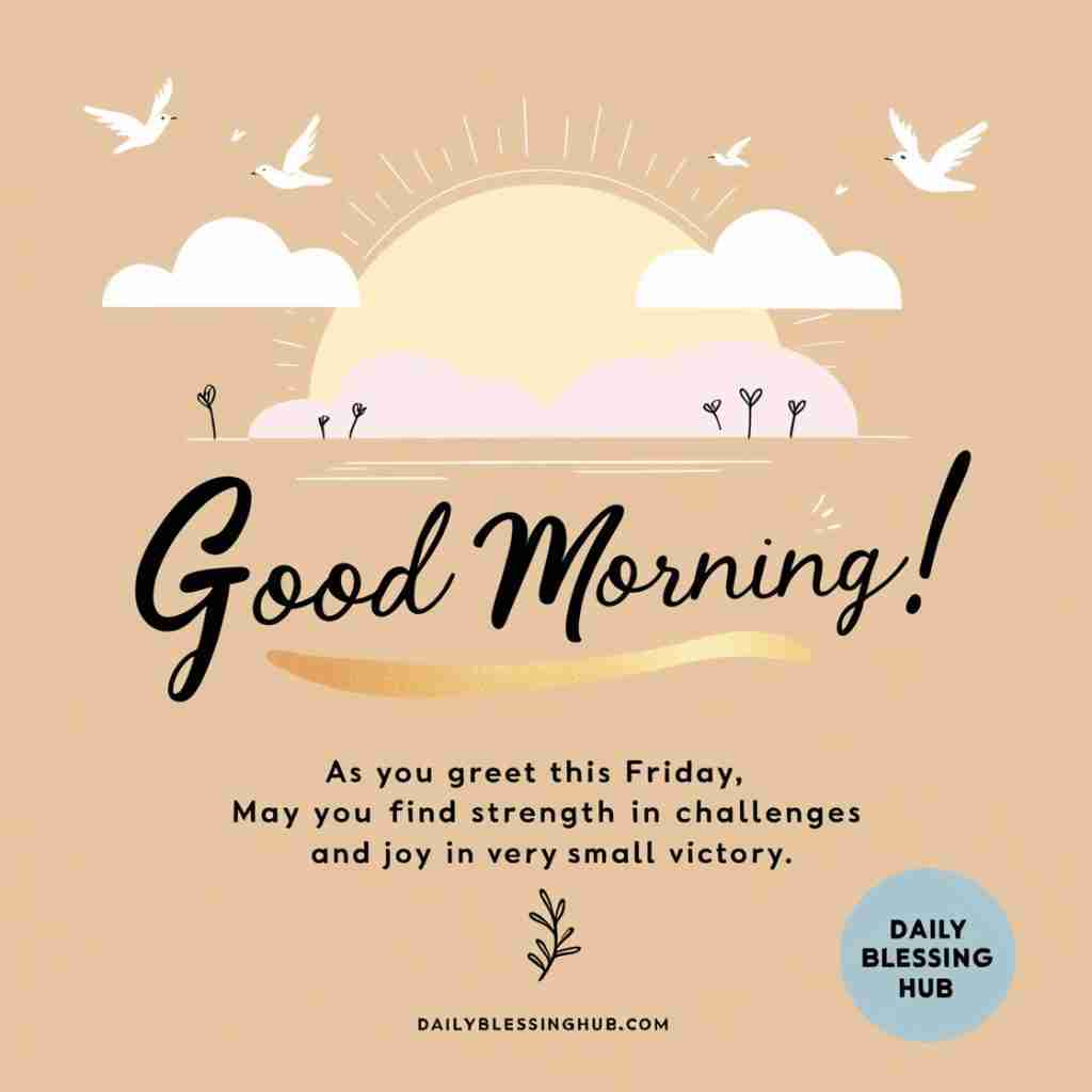 Friday Good Morning Blessings 