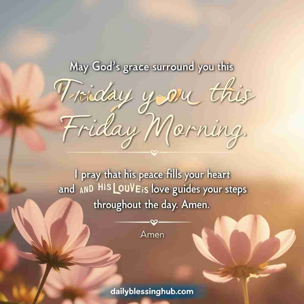 Friday Morning Blessings and Prayers