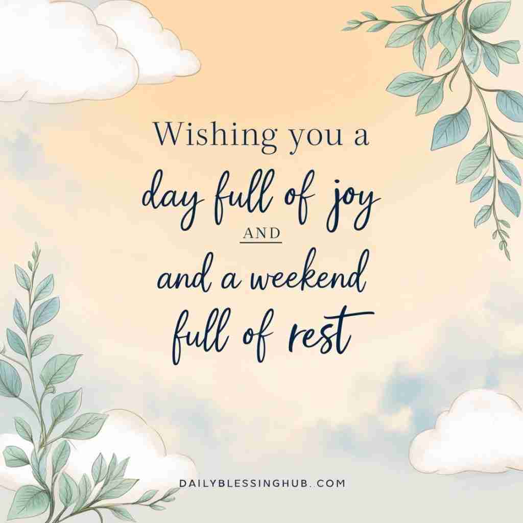 Friday Blessings