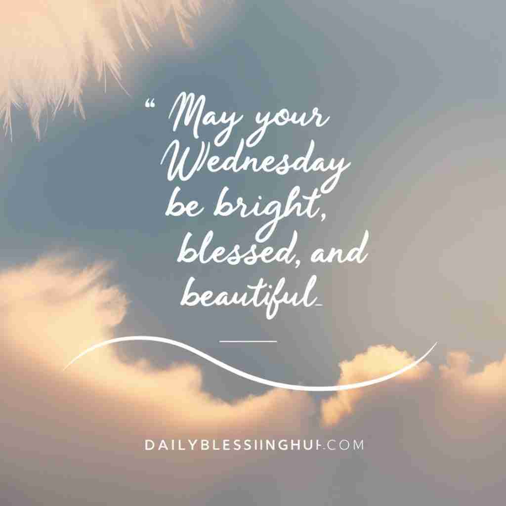 Wednesday blessings  
