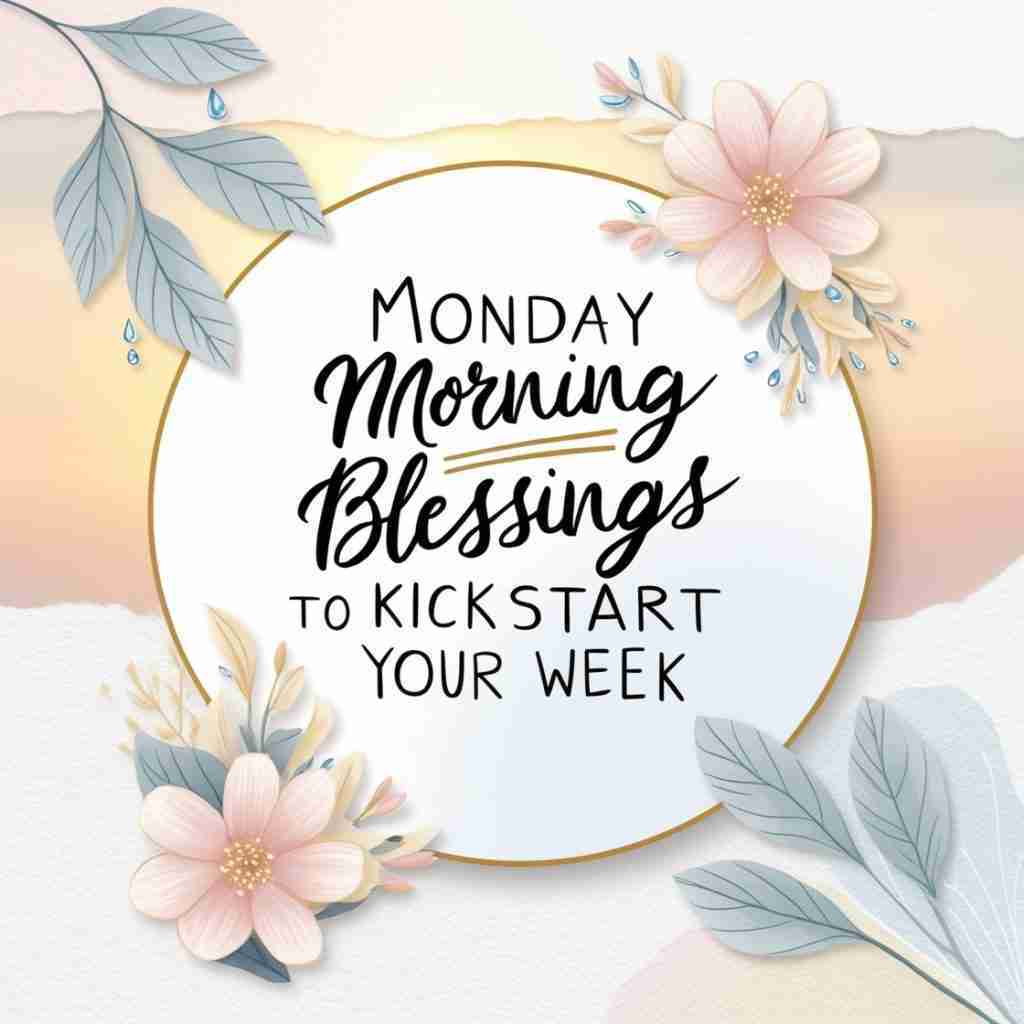 Monday morning blessings