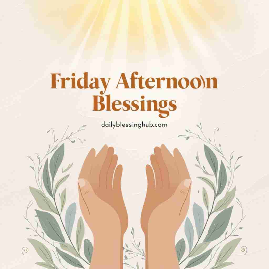 Friday Afternoon Blessings