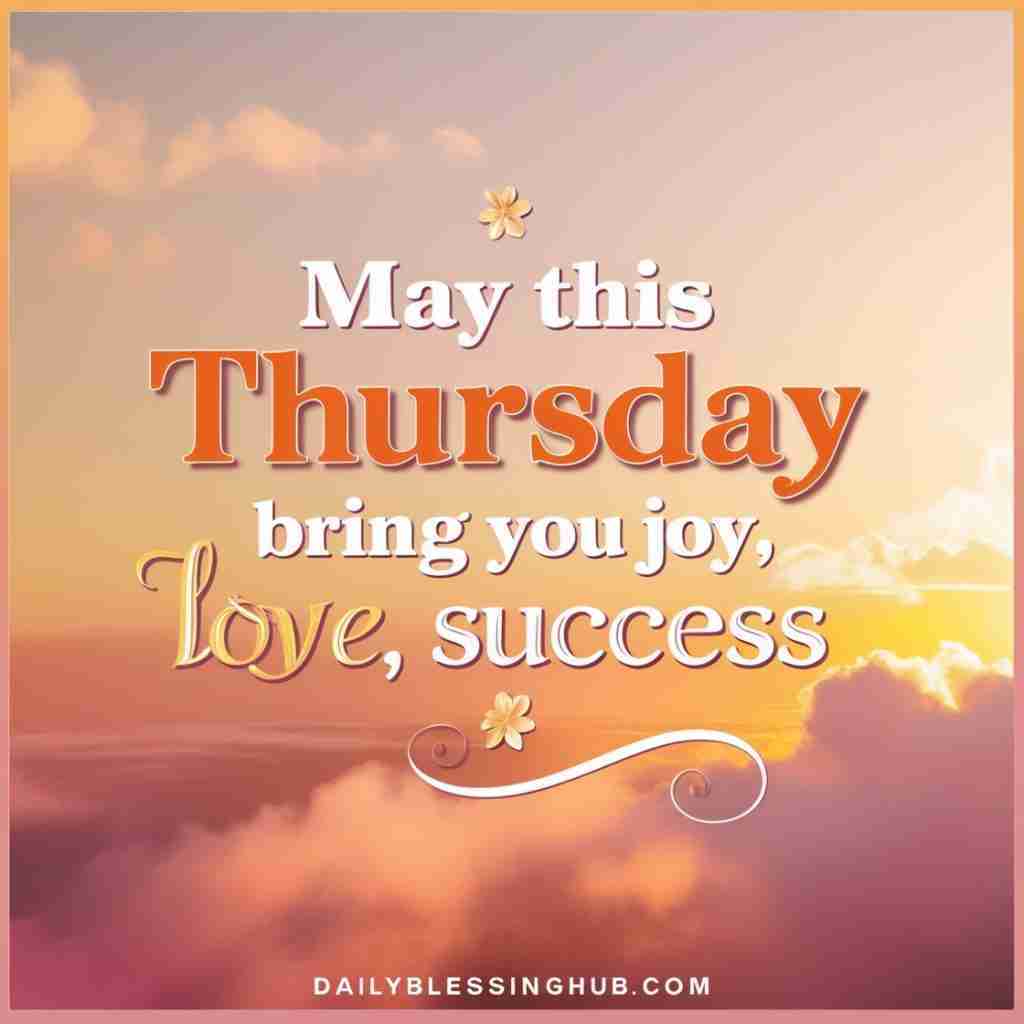 Thursday blessings images