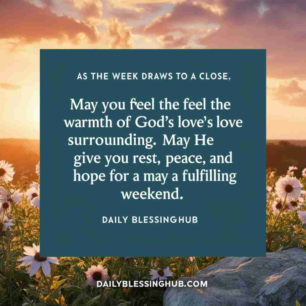 Spiritual and Inspirational Friday Blessings