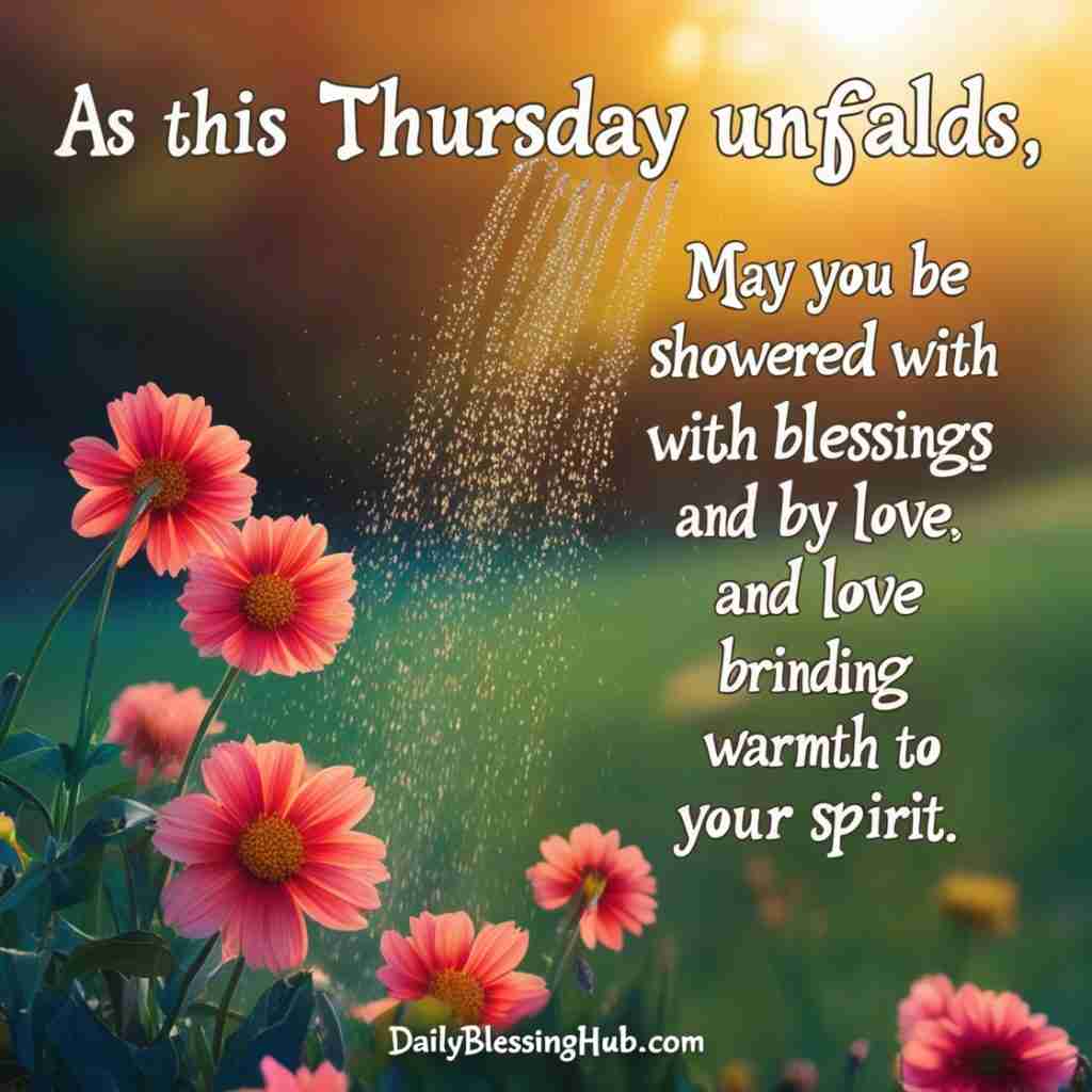 Thursday blessings for Love One's