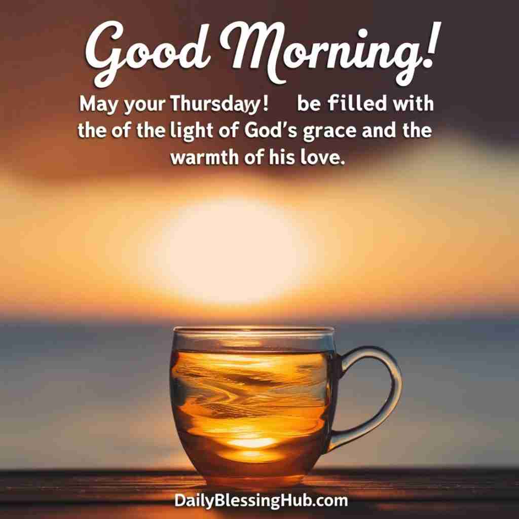 Good Morning Thursday Blessings and Greetings