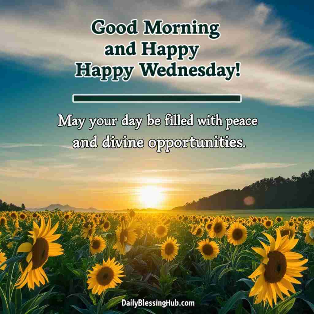  Good Morning Wednesday Blessings
