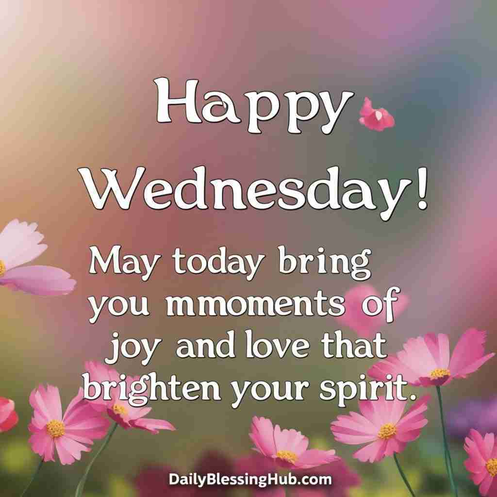 Wednesday Blessings for Your Loved Ones