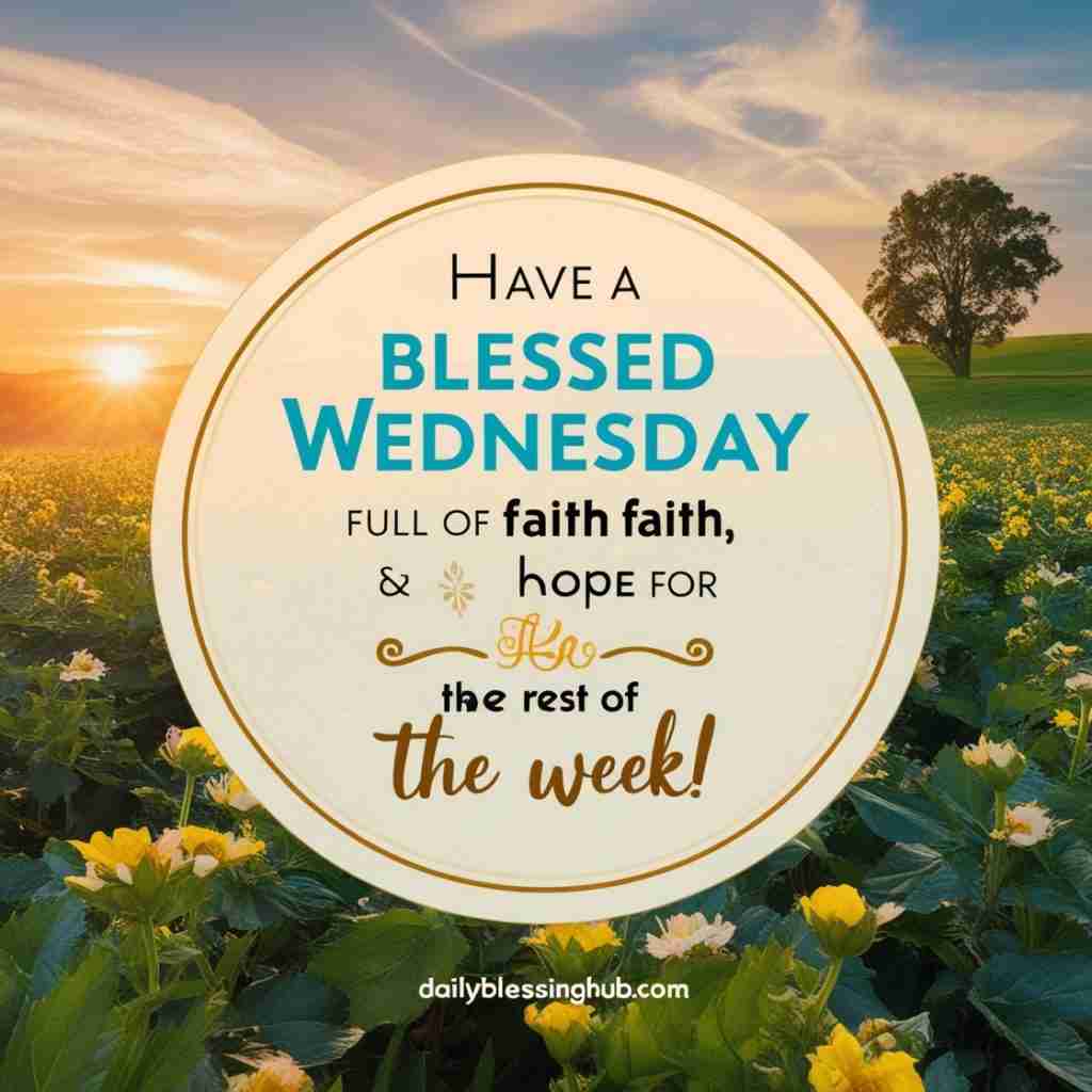 Wednesday blessings  