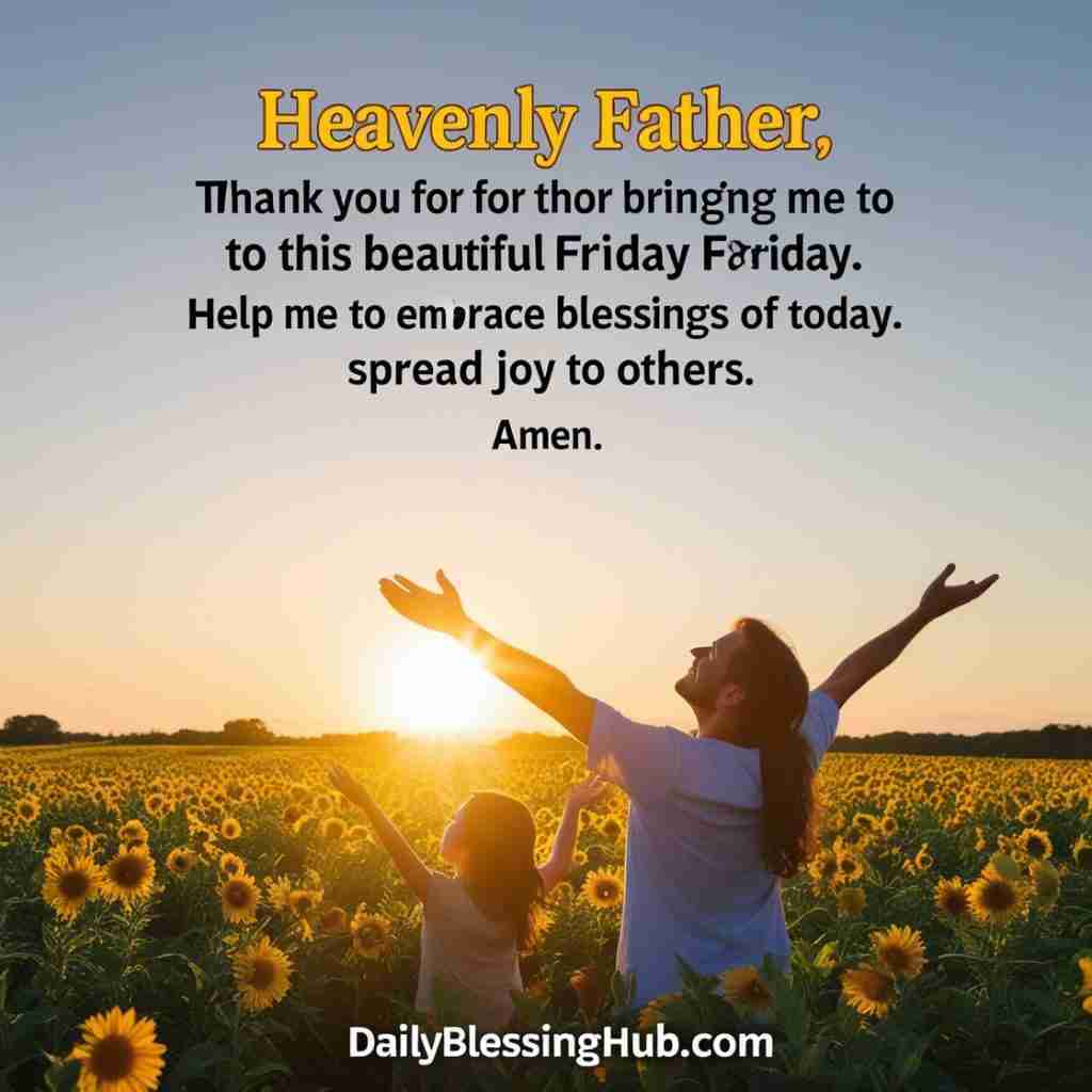 Prayers for Friday