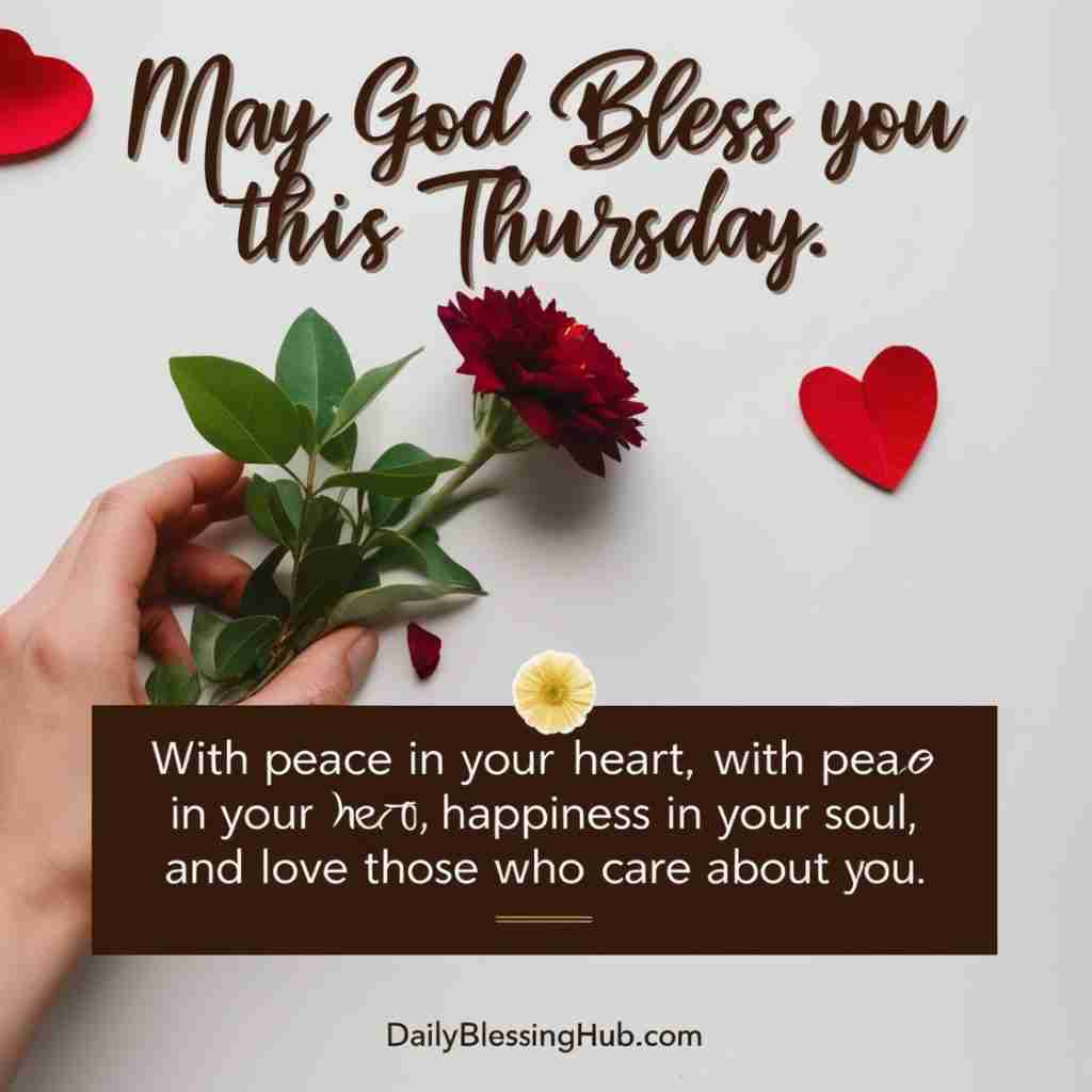 Thursday blessings for Love One's