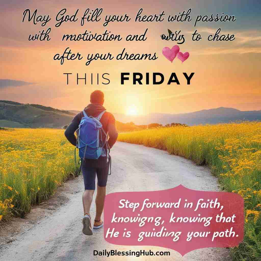 Motivational Friday Blessings