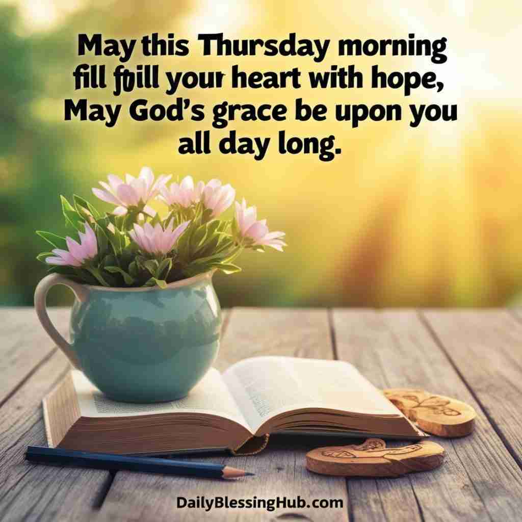 Good Morning Thursday Blessings and Greetings