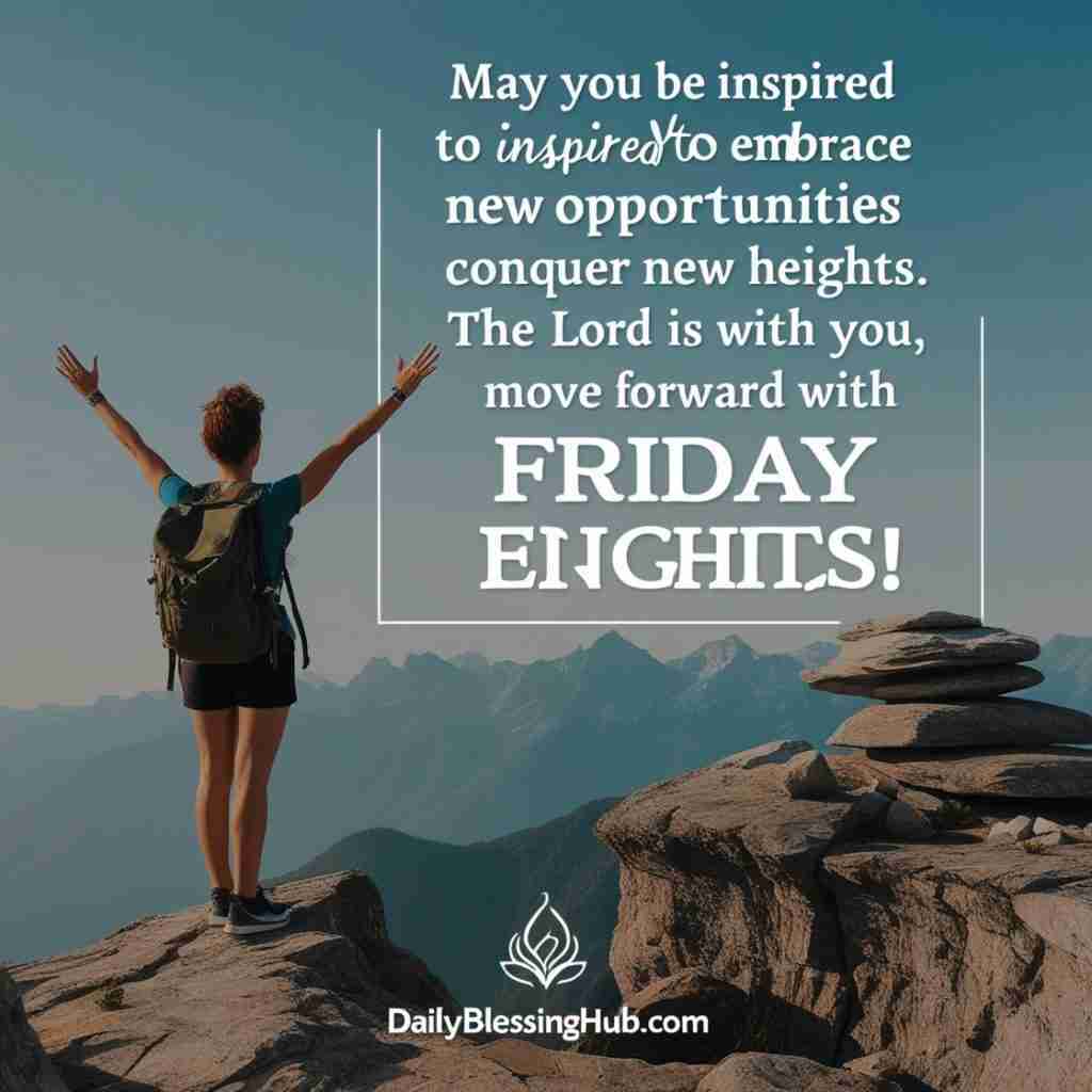 Motivational Friday Blessings