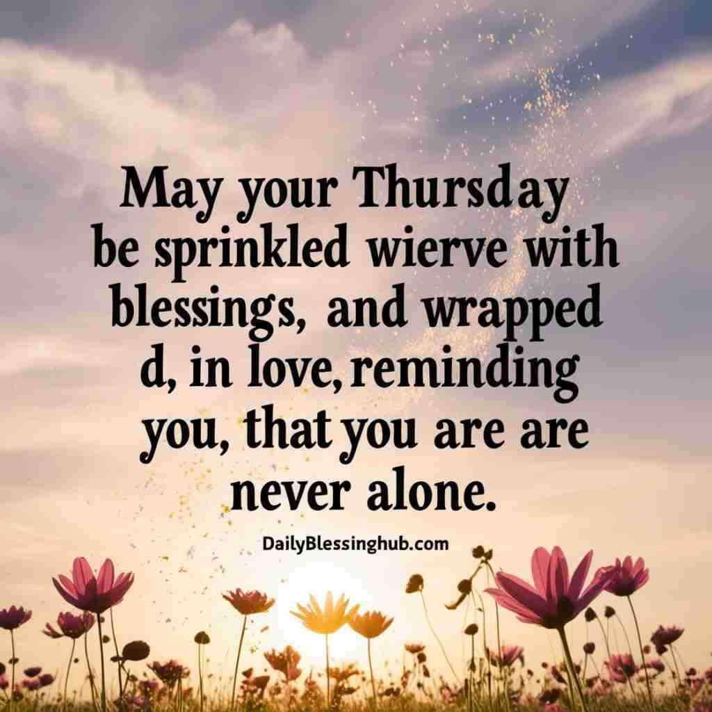 Thursday blessings for Love One's