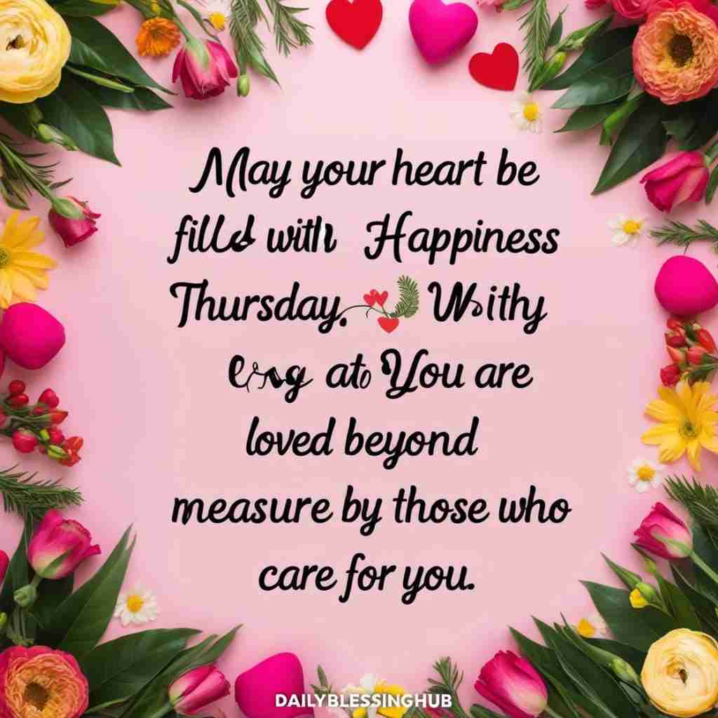 Thursday blessings for Love One's