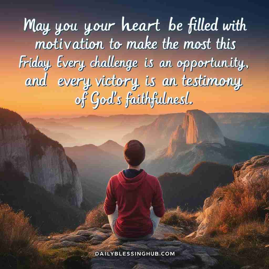 Motivational Friday Blessings