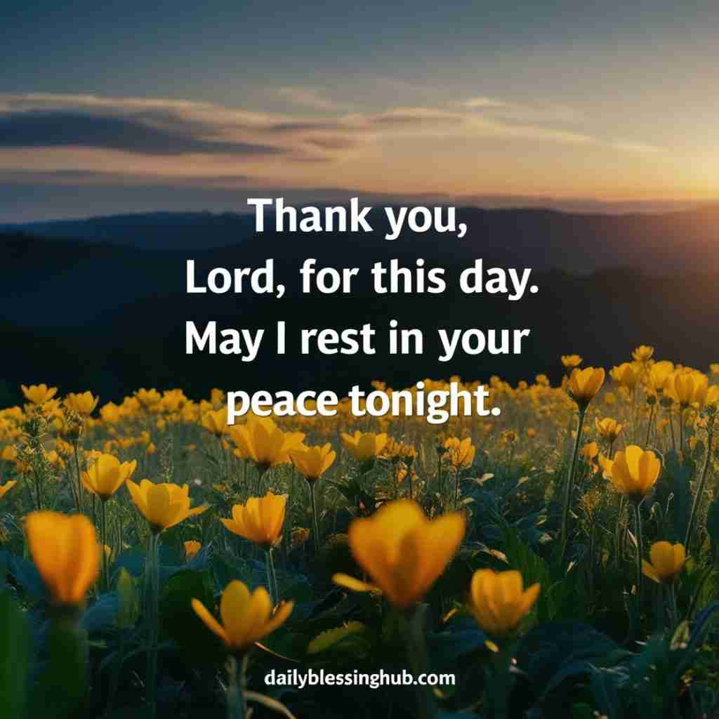 Sunday night blessings