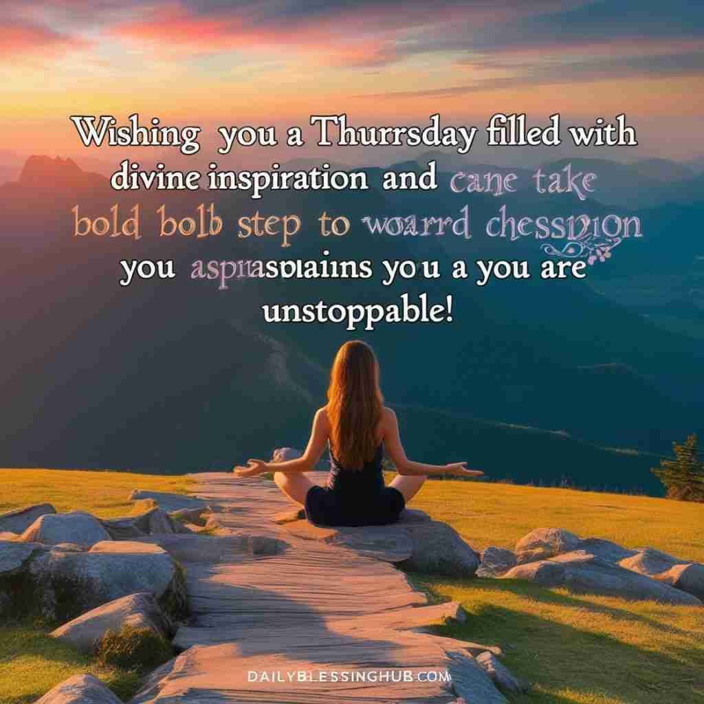 Inspiring and Motivating Thursday Blessings