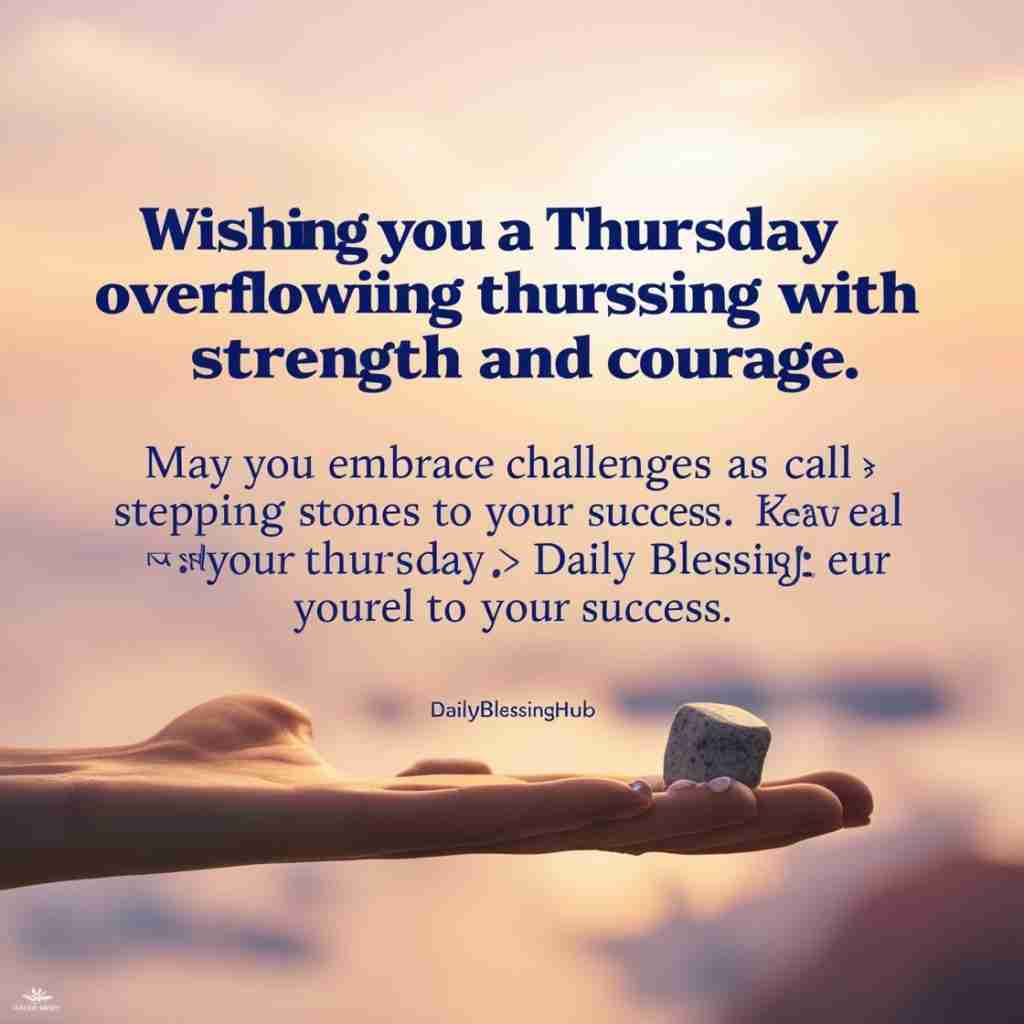 Inspiring and Motivating Thursday Blessings