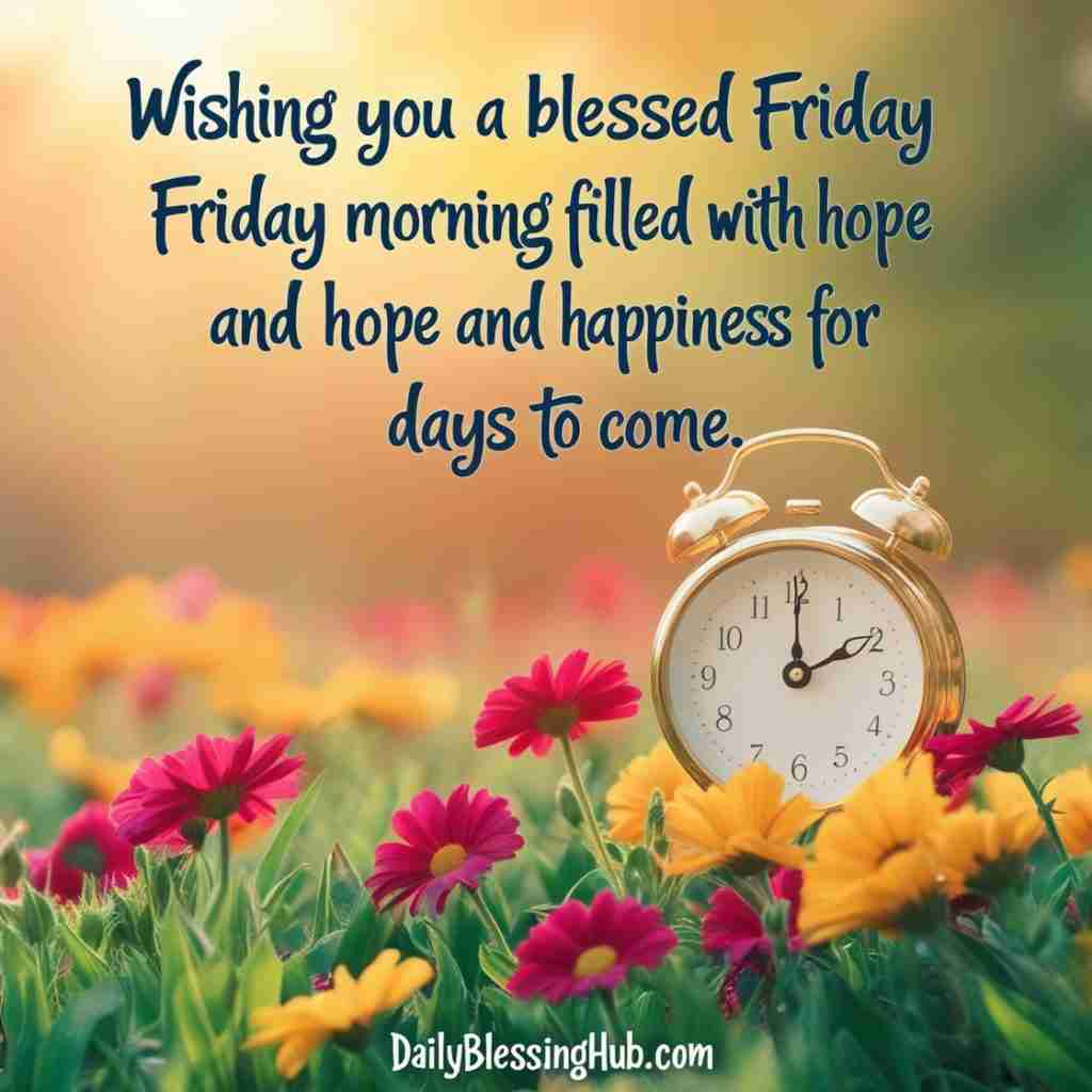 Friday Good Morning Blessings 