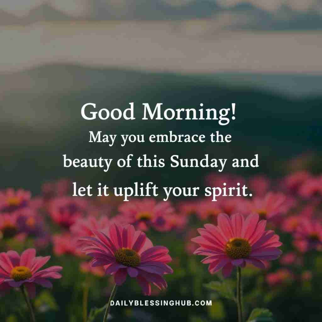 Sunday Good Morning Blessings