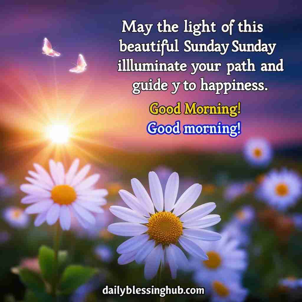 Sunday Good Morning Blessings