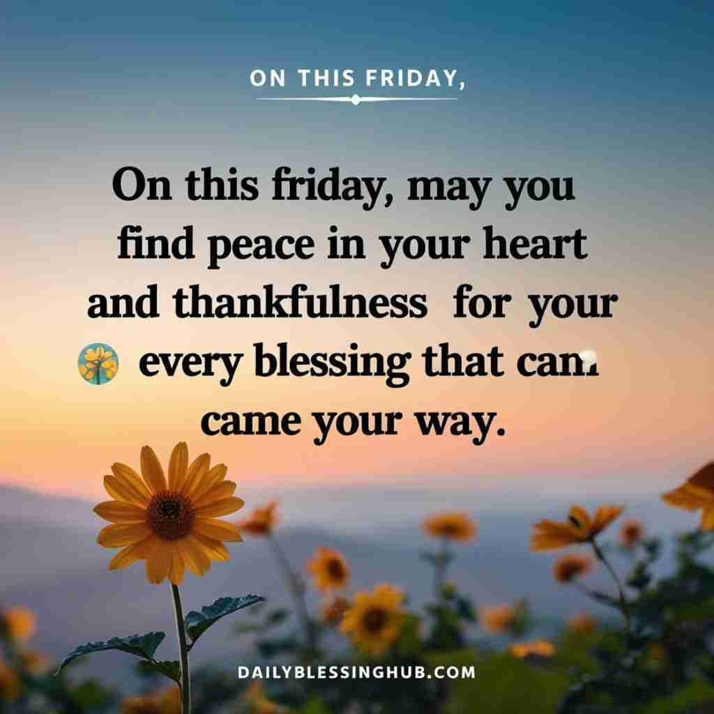 Saturday Blessings