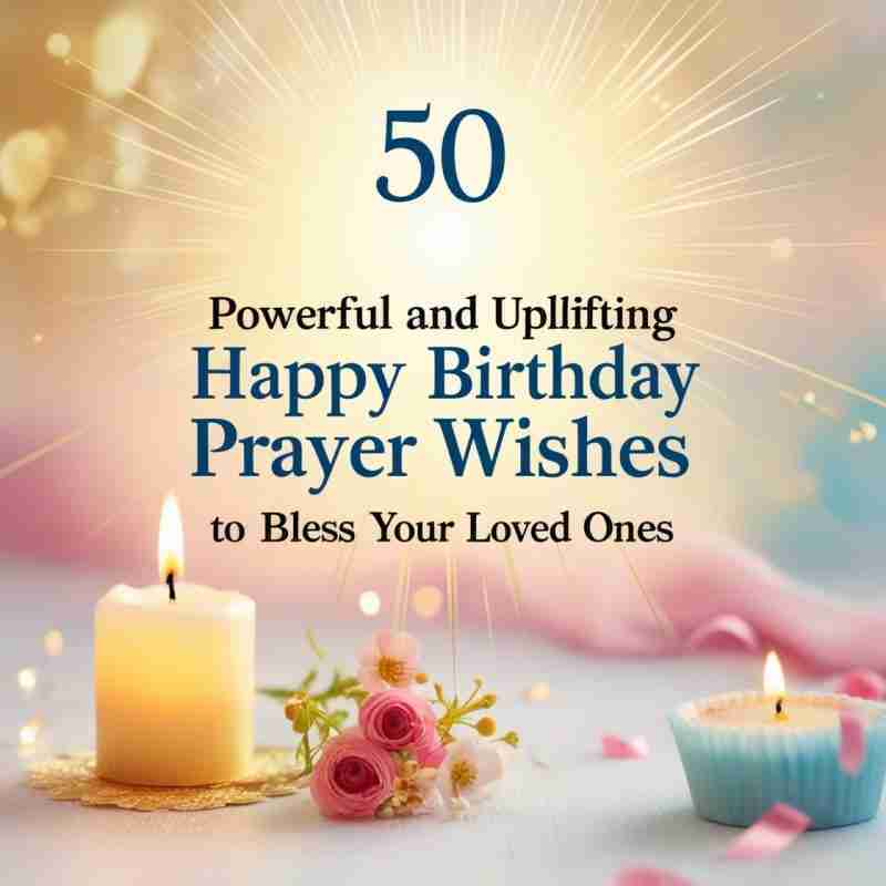 Happy Birthday Prayer Wishes to Bless Your Loved Ones