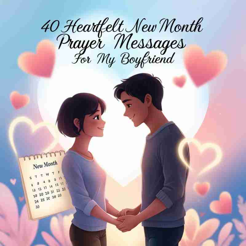 New Month Prayer Messages for My Boyfriend"