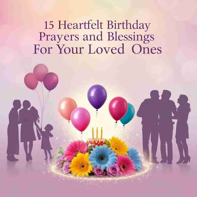 Birthday Prayers and Blessings for Your Loved Ones